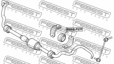 Втулка стабилизатора переднего FEBEST BMSBF07F