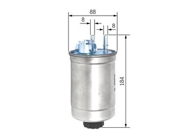 Фильтр топливный BOSCH 0450906452