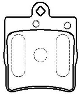 Колодки тормозные дисковые HSB HP5192