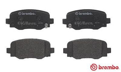 Колодки тормозные дисковые задние BREMBO P37020