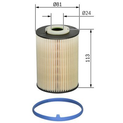 Фильтр топливный BOSCH F026402128