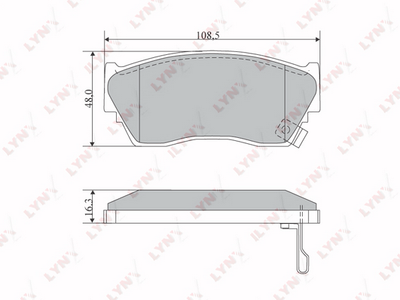 Колодки тормозные дисковые Mando MPN03