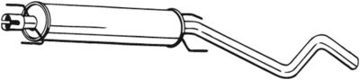 Глушитель средняя часть BOSAL 286473