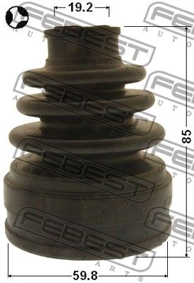 Пыльник ШРУС внутреннего комплект FEBEST 0415CWRT