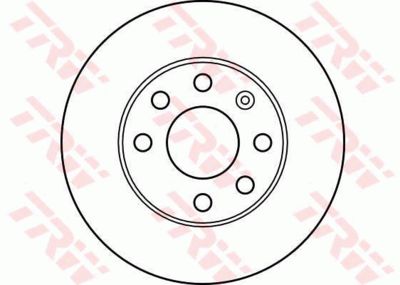 Диск тормозной TRW DF1609