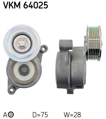 Натяжитель приводного ремня SKF VKM64025
