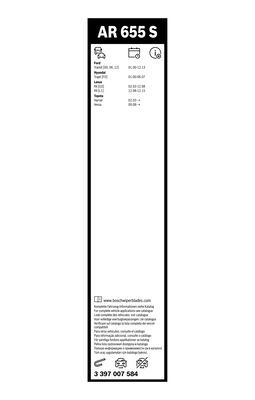 Комплект щеток стеклоочистителя BOSCH 3397007584