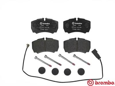 Колодки тормозные дисковые задние BREMBO P24084