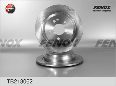 Диск тормозной задний FENOX TB218062