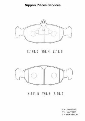 Колодки тормозные Mando MPD25