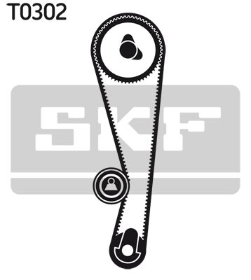 Комплект ремня ГРМ SKF VKMA95651