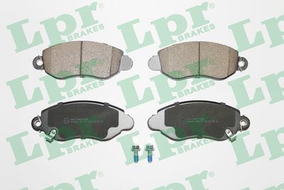 Колодки тормозные передние с индикатором износа LPR 05P775