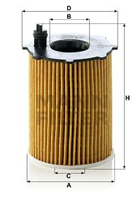 Фильтр масляный MANN-FILTER HU7162X