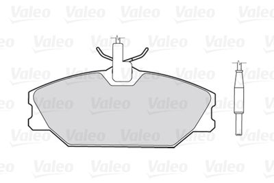 Комплект колодок для дискового тормоза VALEO 301061