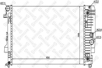 Радиатор охлаждения STELLOX 1026560SX