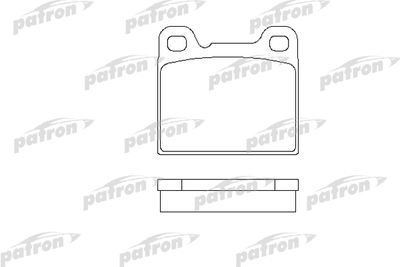 Колодки тормозные дисковые задние PATRON PBP704