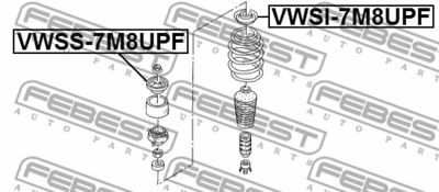 Опора амортизатора FORD 1102593