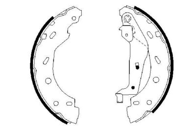 Колодки тормозные дисковые BOSCH 0986487600
