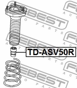 Отбойник амортизатора FEBEST TDASV50R