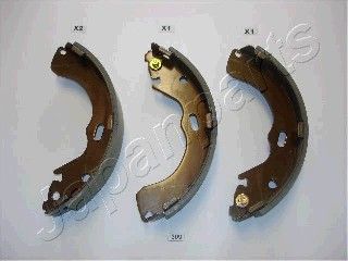 Колодки тормозные барабанные JAPANPARTS GF309AF