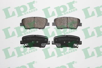 Колодки тормозные дисковые LPR 05P1625
