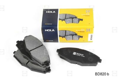 Колодки тормозные передние HOLA BD820