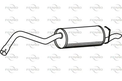 Глушитель средняя часть POLMOSTROW 2343