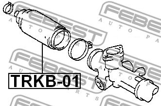 Пыльник рулевой рейки FEBEST TRKB01