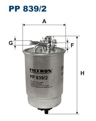 Фильтр топливный FILTRON PP8392