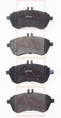 Колодки тормозные AKYOTO AKD16107
