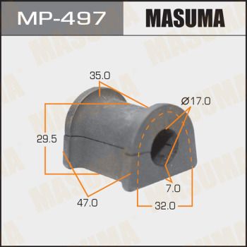 Втулка стабилизатора переднего Masuma MP497