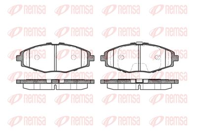 Колодки тормозные передние REMSA 069600
