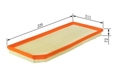 Фильтр воздушный BOSCH F026400026