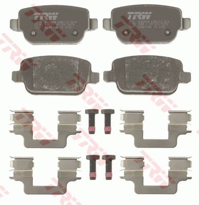 Колодки тормозные задние TRW GDB1708