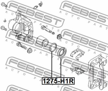 Ремкомплект суппорта заднего FEBEST 1275H1R