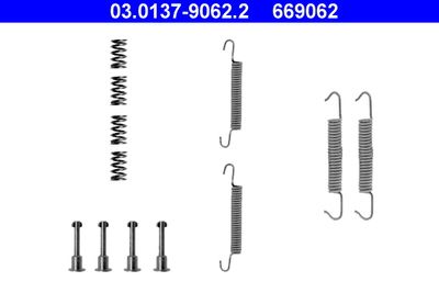 Комплект монтажный тормозных колодок MasterKit 77AP108