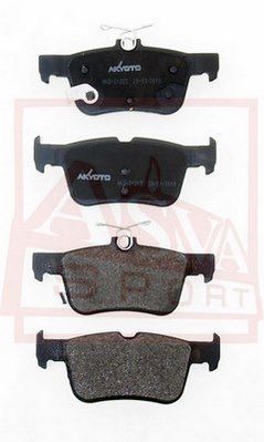 Колодки тормозные дисковые задние AKYOTO AKD21205