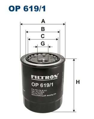 Фильтр масляный FILTRON OP6191