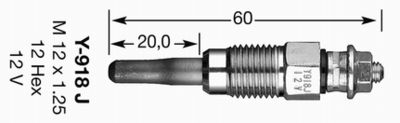 Свеча накаливания NGK 6285