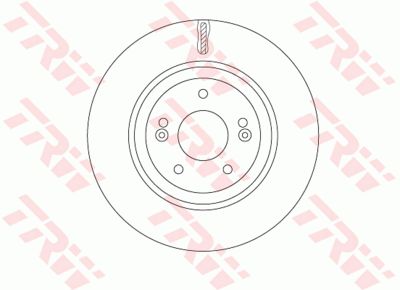 Диск тормозной передний TRW DF7592