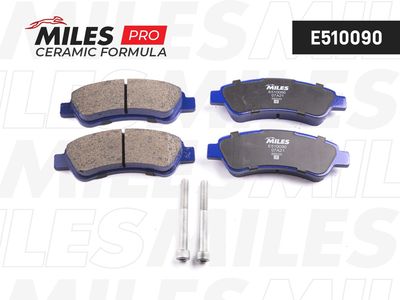 Колодки тормозные задние Miles E510090