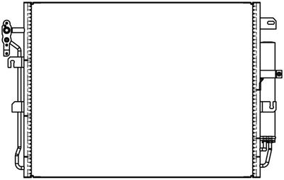 Радиатор кондиционера LUZAR LRAC10160