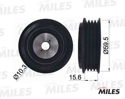 Ролик ремня приводного Miles AG03043