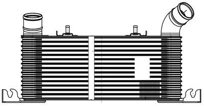 Радиатор интеркулера LUZAR LRIC1151