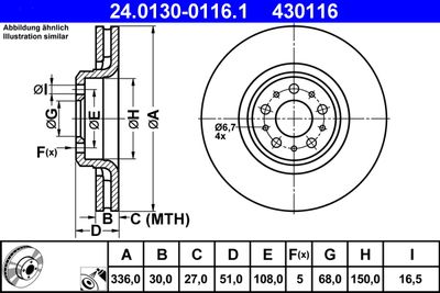 Диск тормозной передний GANZ GIJ10059