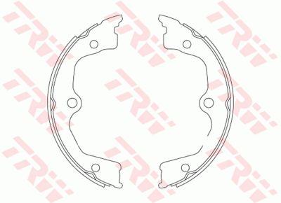 Колодки тормозные барабанные TRW GS8821