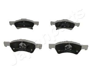 Колодки тормозные дисковые JAPANPARTS PA002AF