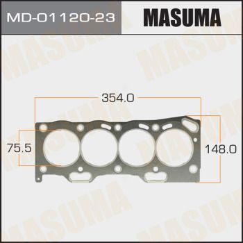 Прокладка ГБЦ Masuma MD0112023
