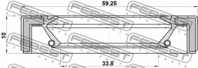 Сальник привода TOYOTA 9031136006