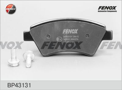 Колодки тормозные передние FENOX BP43131
